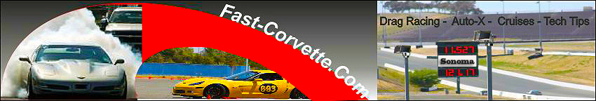 fast corvette header drag racing auto-X and tech tips